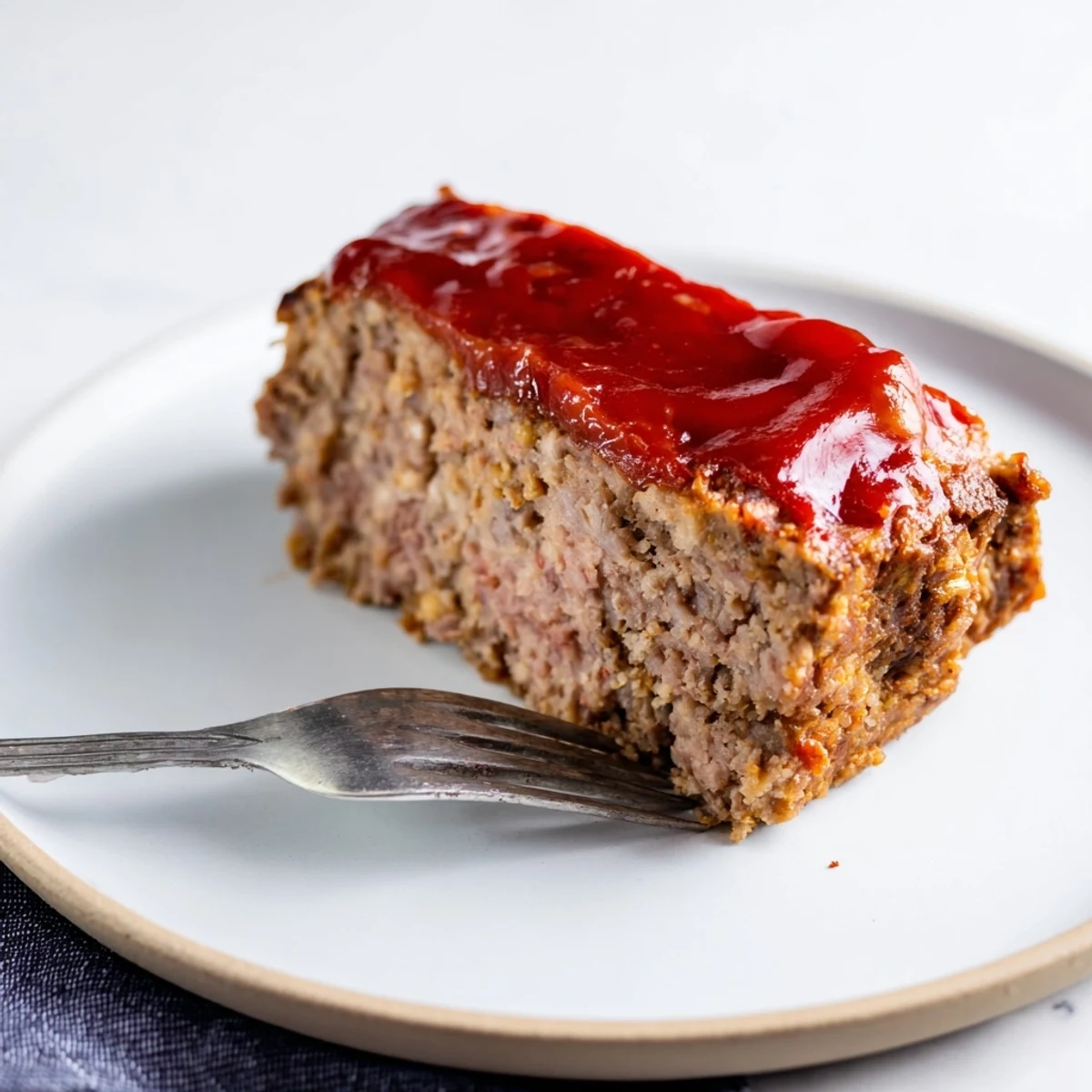 Golden brown Effortless Stove Top Stuffing Meatloaf, a hearty, easy-to-make dinner, ready to slice.