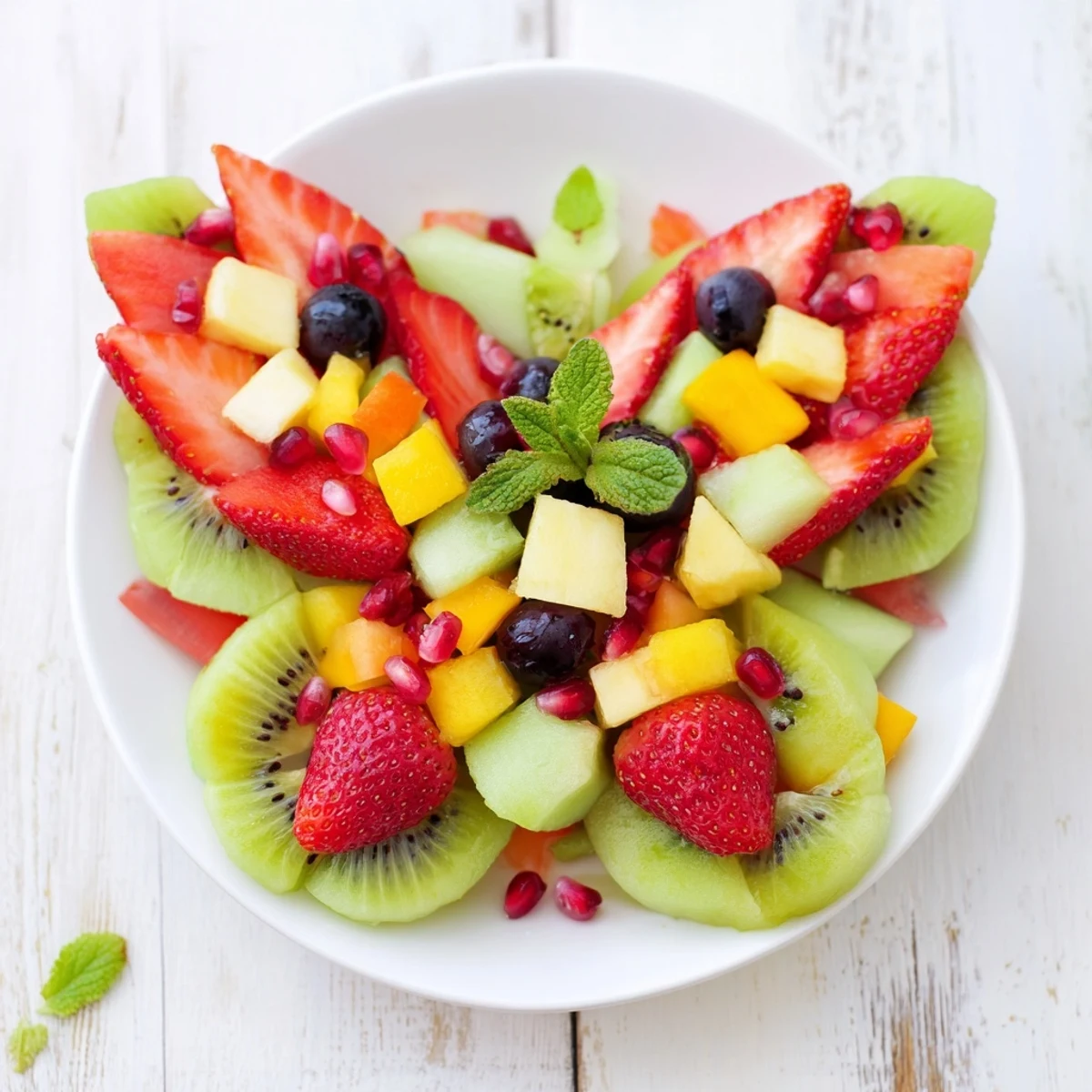 Vibrant Papillon de Fruits dÉté, a colorful butterfly-shaped fruit salad, bursting with fresh, juicy flavors.