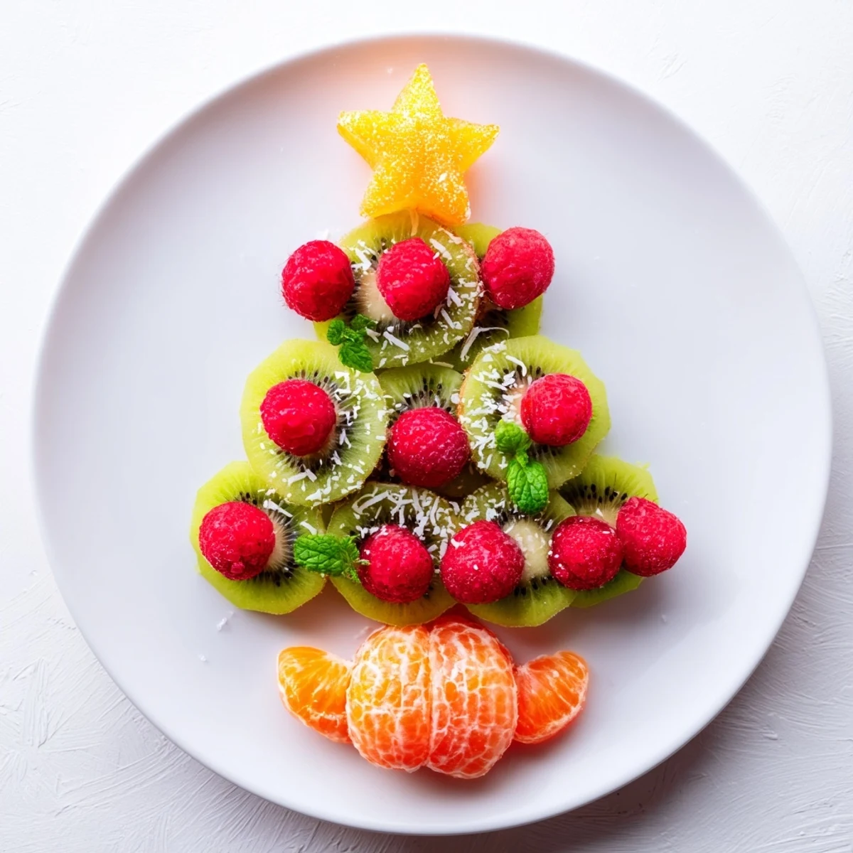 Kiwi Raspberry Christmas Tree