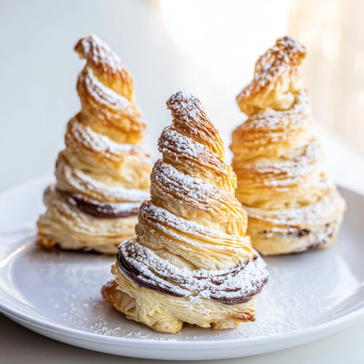 Freshly baked and golden, these festive Nutella Pastry Christmas Trees are a delicious, flaky, and fun treat.
