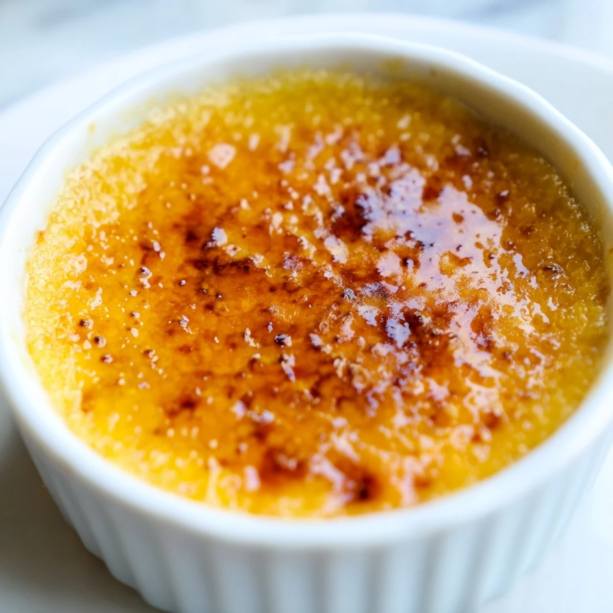 Enjoy the silky custard base beneath a crackly layer of perfectly torched 3-Ingredient Crème Brûlée.