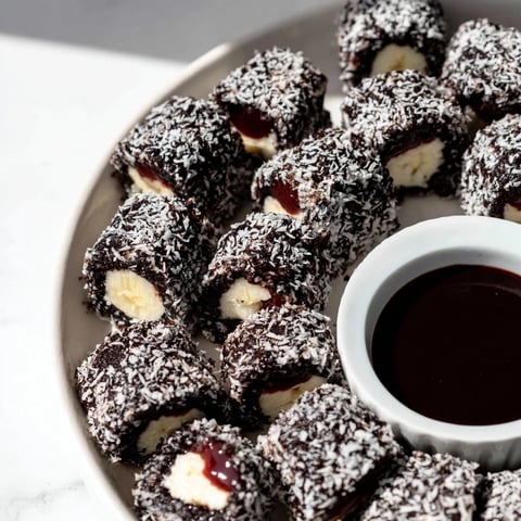 Oreo Cookie Sushi Rolls: Sweet dessert sushi with chocolate dip, ready to be enjoyed!