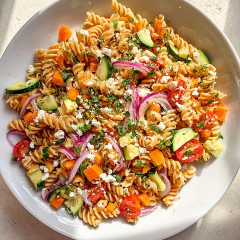Pasta Salad Seasonal Veggies