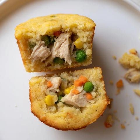 Mini Chicken Cornbread Muffins