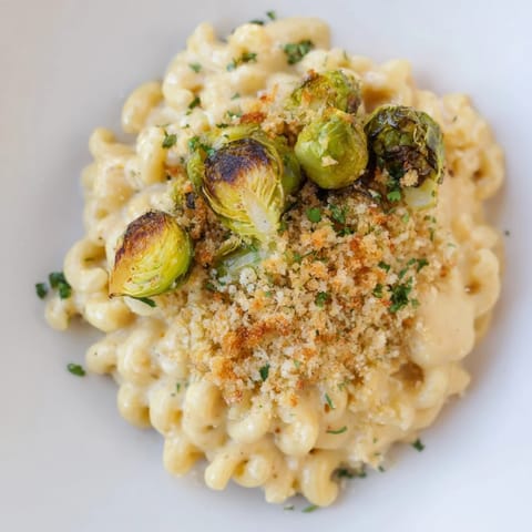 Sheet Pan Mac Cheese Brussels