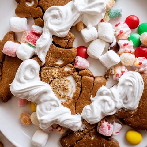 Festive Gingerbread House Board