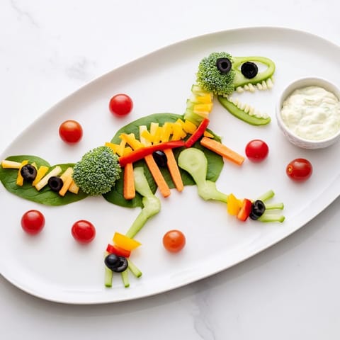 T-Rex Fossil Vegetable Platter