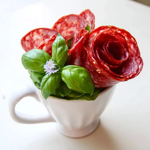 Victorian Tea Rose Appetizer