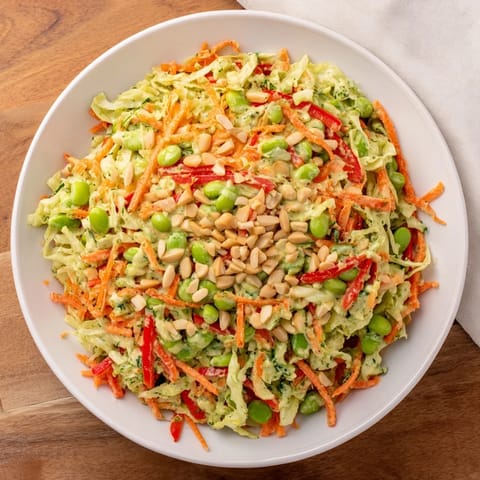 Crunchy Cabbage Edamame Salad