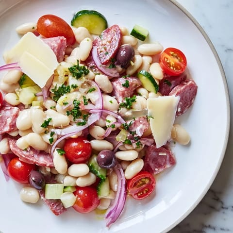 Italian Antipasto Bean Salad