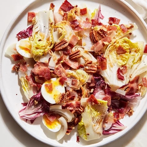 Bitter Greens with Bacon Dressing