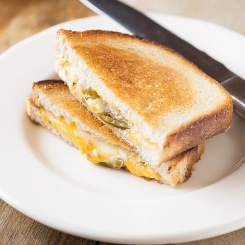 Cheddar Jalapeño Grilled Cheese