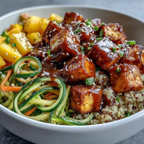 Easy Teriyaki Quinoa Bowl