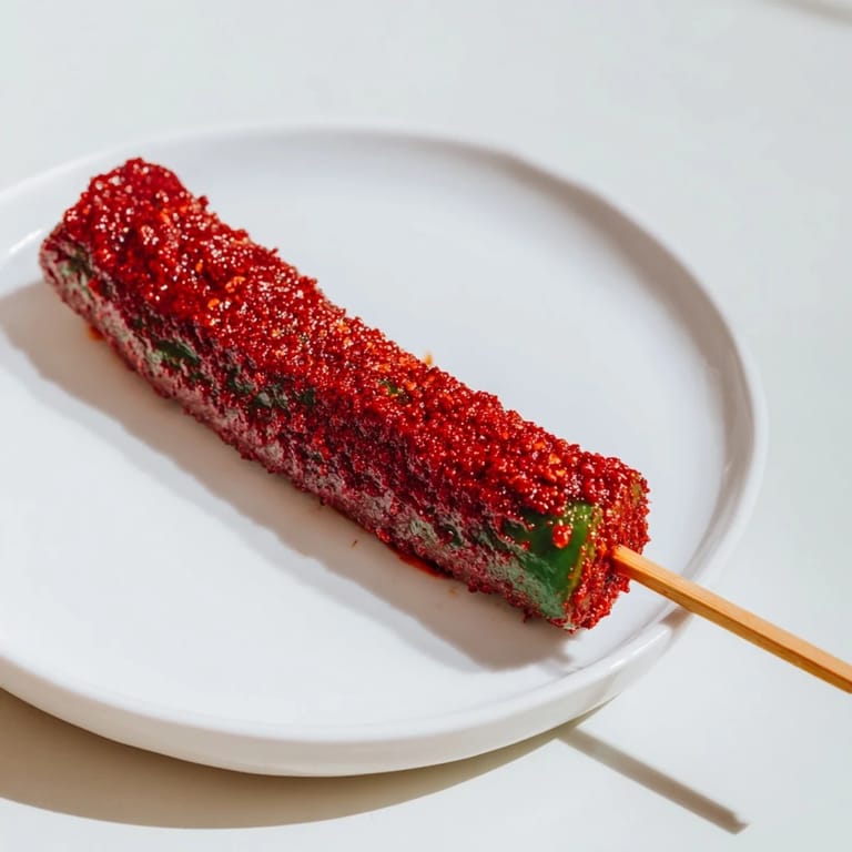 Indulge in these easy Chamoy-Tajín pickle sticks, a craveable snack perfect for any occasion.