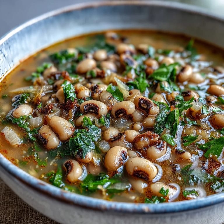 Quick and hearty black-eyed peas with onion, garlic, and thyme—an easy, comforting Southern recipe.