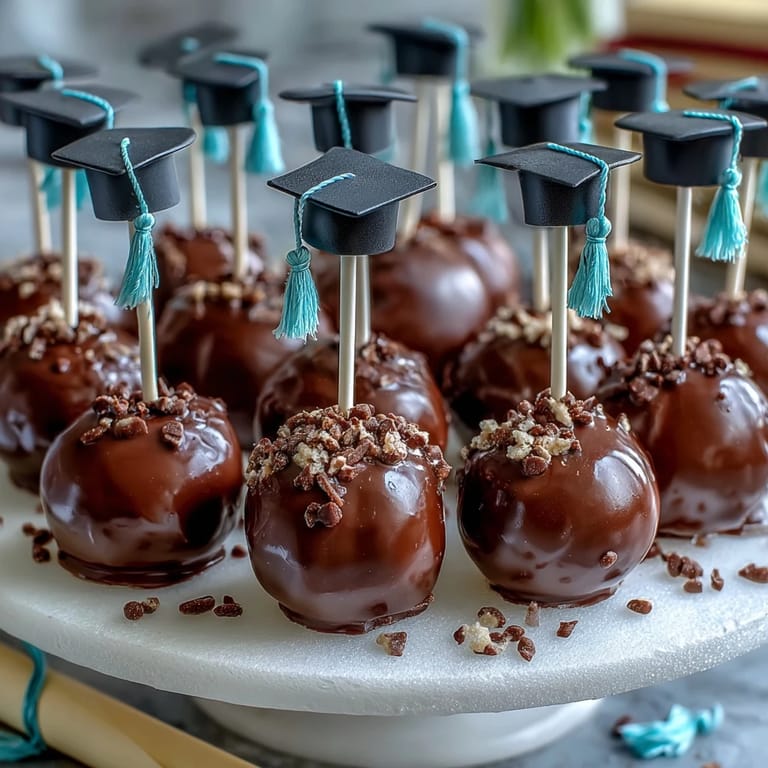 Colorful school-themed cake pops, perfect for a joyous graduation party.