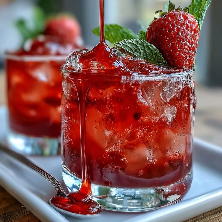 Guests customize drinks at this festive DIY Lemonade Bar with fresh fruit syrups.