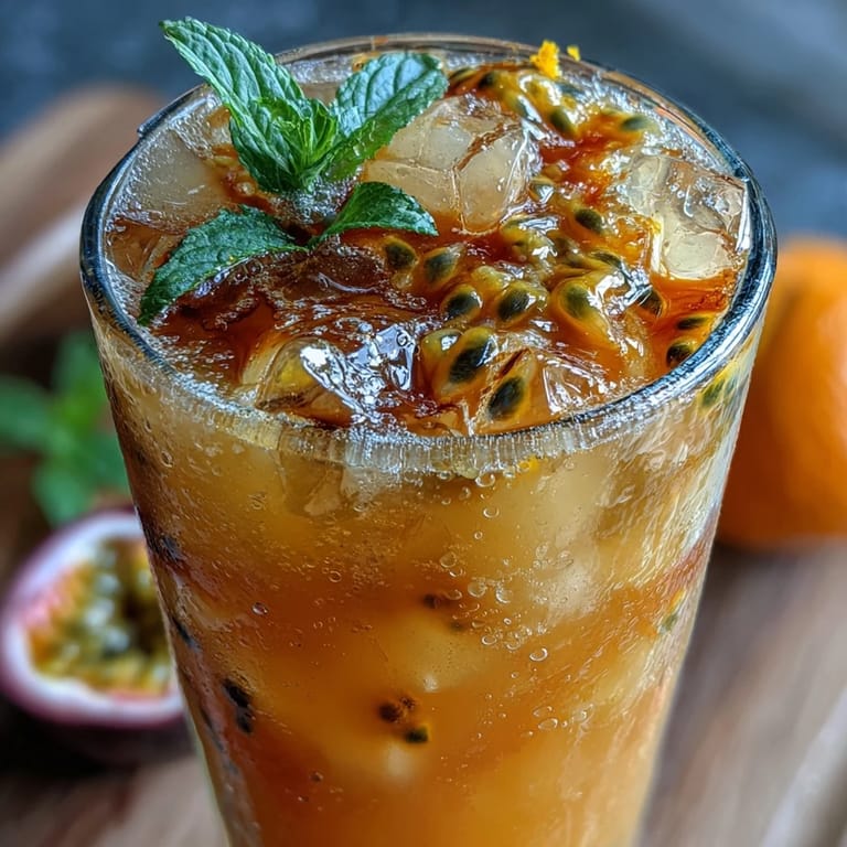 Enjoy this easy Tropical Sunrise Mocktail, featuring a stunning gradient appearance.
