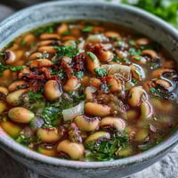 Frozen black-eyed peas simmered with smoky paprika and herbs in a savory Southern-style side dish.